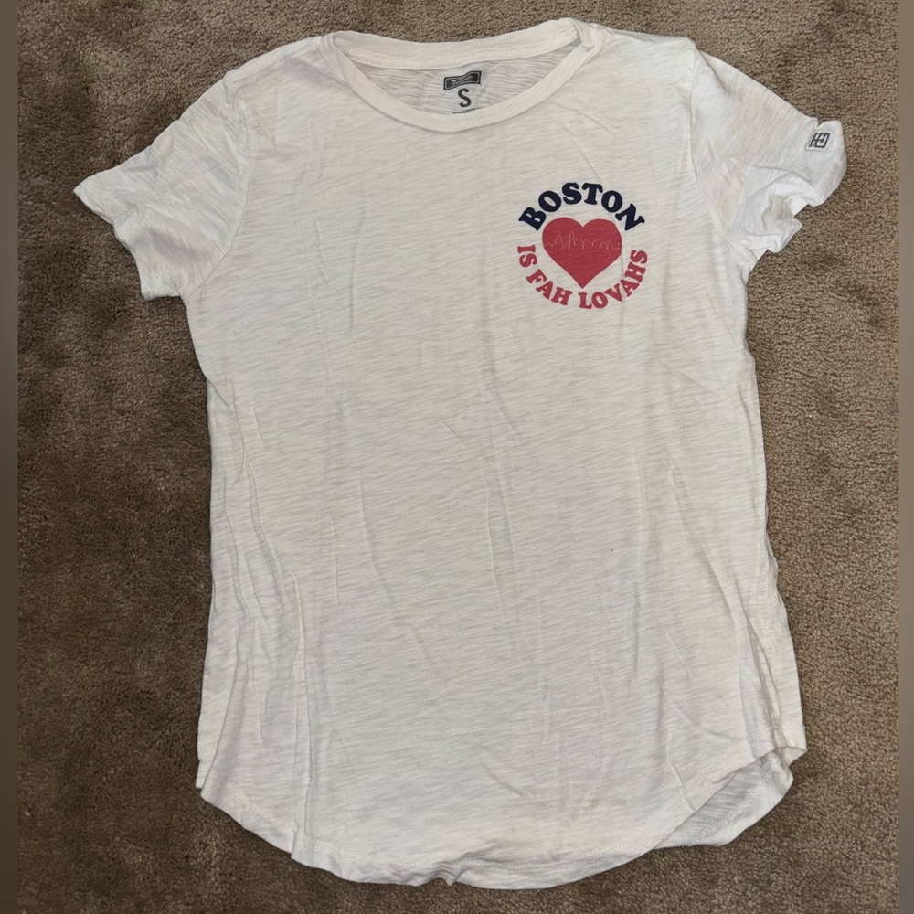 Boston Graphic White T-Shirt
